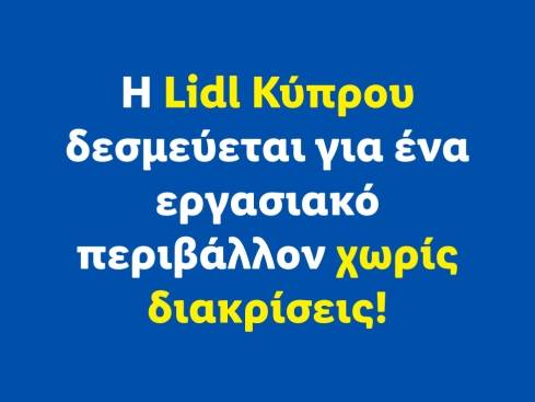 Diversity Lidl Κύπρου Χάρτα Διαφορετικότητας